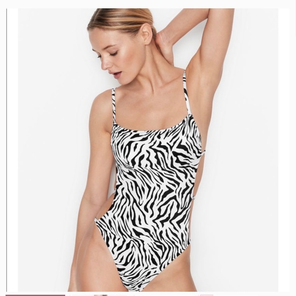 Victoria Secret Menorca One-piece zebra print